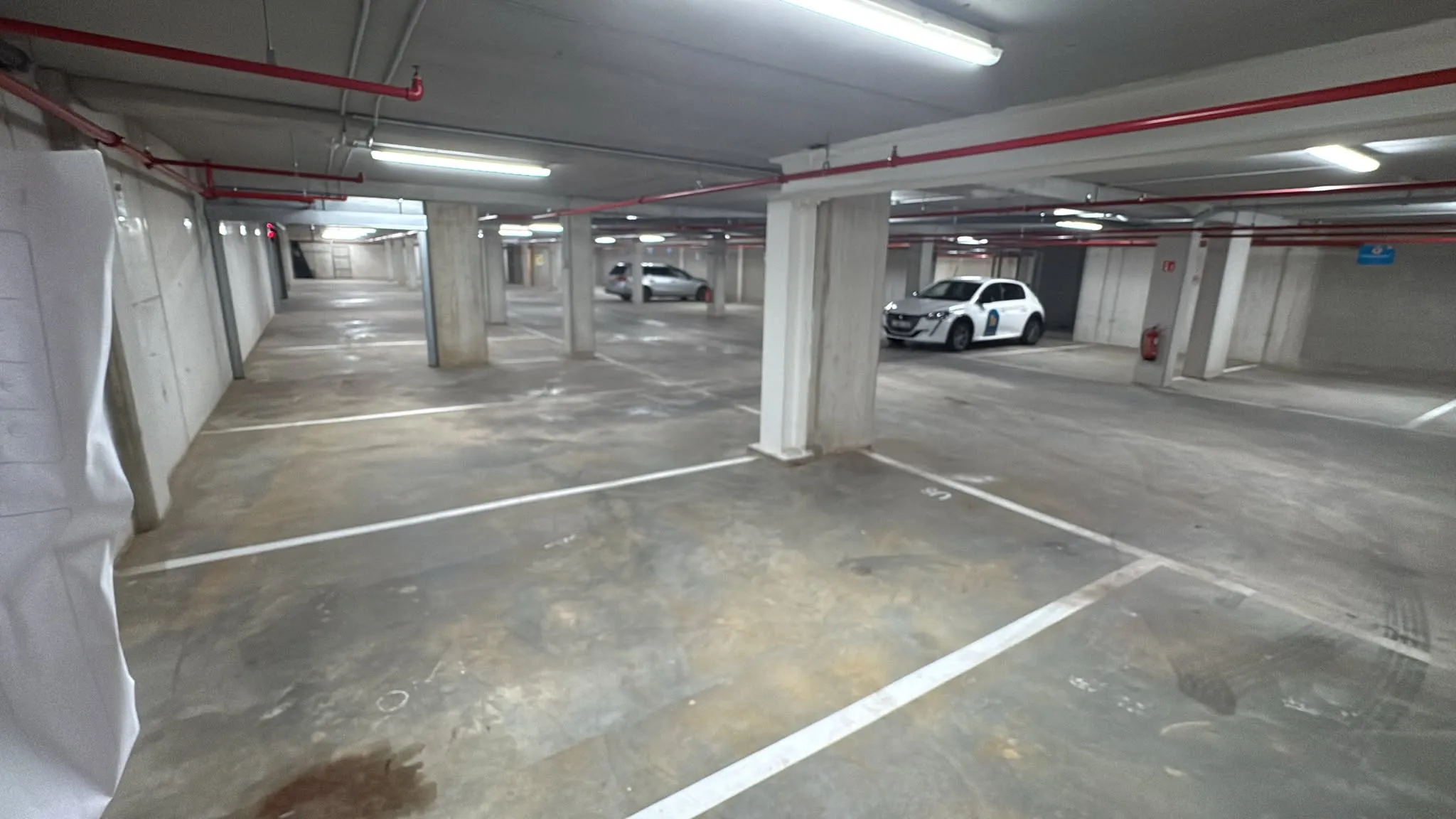 City-life — interior wide view, storage and parking zones